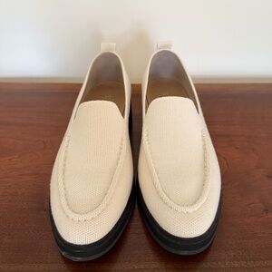 Rothy's Lug Sole Loafers in Ivory
